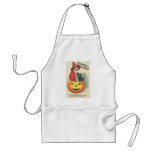 Vintage Halloween Greeting Aprons