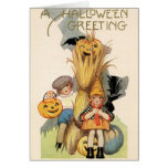 Vintage Halloween Greeting Card