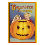 Vintage Halloween Greeting Card