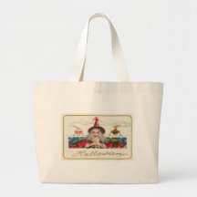 Vintage Halloween Greeting Cards Classic Posters Canvas Bag