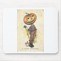 Vintage Halloween Greeting Cards Classic Posters Mousemat