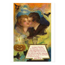 Vintage Halloween Greeting Cards Classic Posters Postcard