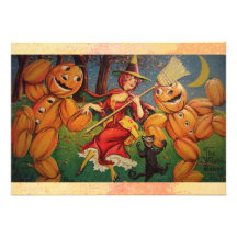 Vintage Halloween Invitation