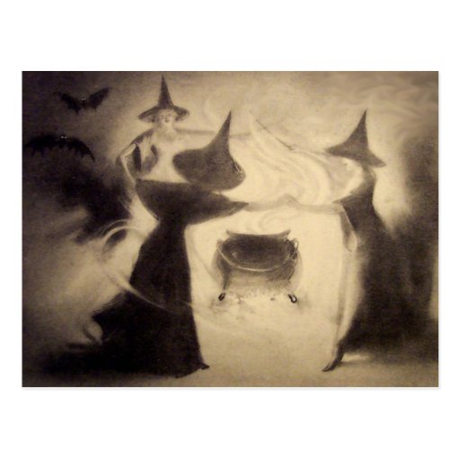 Vintage Halloween Postcard