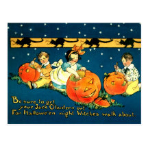 Vintage Halloween Postcard