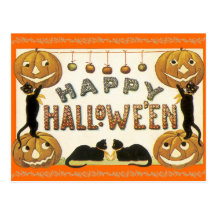 Vintage Halloween Postcard