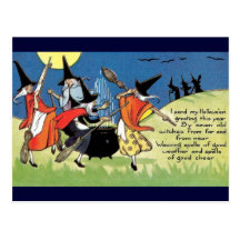 Vintage Halloween Postcard