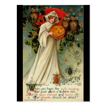 Vintage Halloween Postcard