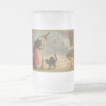 Vintage Halloween Witch, Cat Mug, Steins