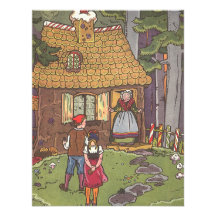 Vintage Hansel and Gretel Fairy Tale by Hauman Custom Announcements