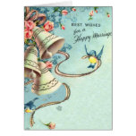 Vintage Happy Marriage Card