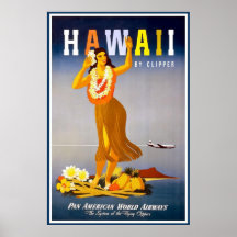 Vintage Hawaii Print
