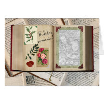 Vintage Holiday Album with Your Photo Cards