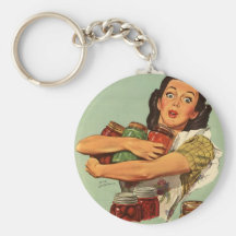 Vintage Housewife Keychain