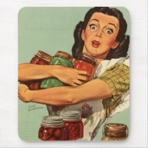 Vintage Housewife Mouse Pad