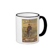 Vintage Howe Bicycles and Tricycles Ad Mug