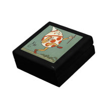 Vintage Humpty Dumpty on the Wall Dancing Keepsake Box