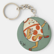 Vintage Humpty Dumpty on the Wall Dancing Key Chain