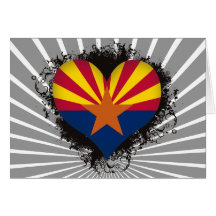 Vintage I Love Arizona Card