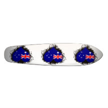 Vintage I Love Australia Custom Skate Board