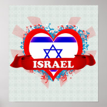Vintage I Love Israel Posters