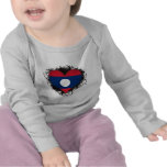 Vintage I Love Laos Shirts