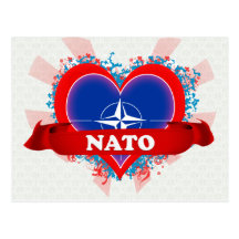 Vintage I Love Nato Postcard