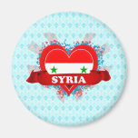Vintage I Love Syria Magnet
