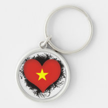 Vintage I Love Vietnam Keychains