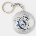 Vintage Initial C Key Chain