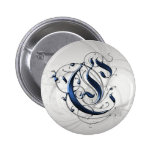 Vintage Initial C Pin