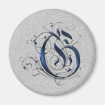 Vintage Initial G Magnet