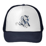 Vintage Initial K Mesh Hat