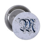 Vintage Initial M Buttons