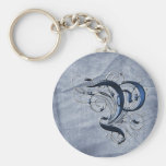 Vintage Initial P Key Chain