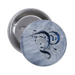 Vintage Initial P Pinback Buttons