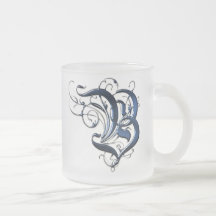 Vintage Initials B Mug