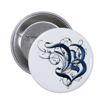 Vintage Initials B Pins