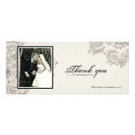 Vintage Inspired Thank You Card | cardstock option Personalized Announcement
