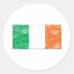 Vintage Ireland Flag Stickers