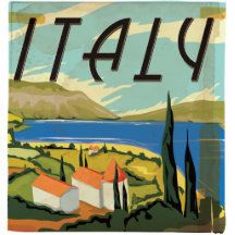 Vintage Italy Poster Photo Sculptures