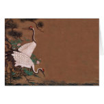 Vintage Japanese Cranes Wedding Invitations Cards