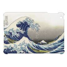Vintage Japanese, Great Wave, Hokusai 葛飾北斎 Cover For The iPad Mini