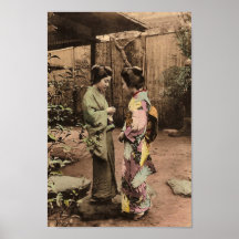 Vintage Japanese Women Posters
