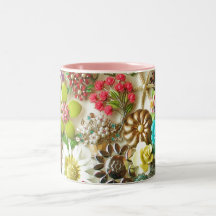 Vintage Jewels Floral Mug
