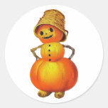 Vintage Jolly Pumpkin Sticker