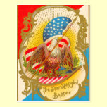 Vintage July 4th Postcard postcards