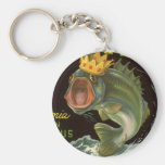 Vintage Kingfish California Green Asparagus Label Keychains