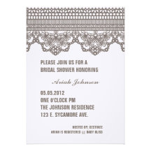 VINTAGE LACE Invitation