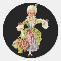 Vintage Lady Aristocrat Sticker